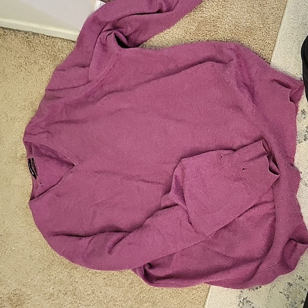 100% cashmere men's sweater